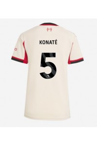 Liverpool Ibrahima Konate #5 Voetbaltruitje Uit tenue Dames 2025-26 Korte Mouw